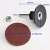 40pcs Grit Type R Roloc Sanding Discs 2'' 50mm 40/80/120/240 Abrasive Roll Lock