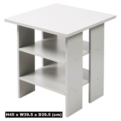 Small Modern Square Tea End Table Sofa Side Coffee Desk Living Room Furniture UK