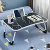 Laptop Bed Tray Table Portable Lap Desk Notebook Breakfast Tray Cup Slot UK