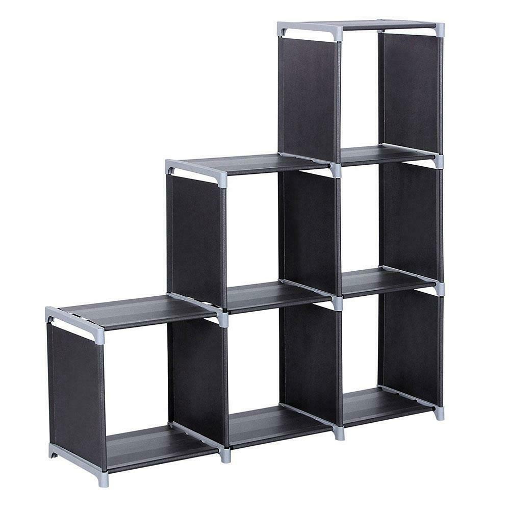 6,9 Cube Bookcase Shelving Display Shelf Storage Unit Home Organizer UK Stock