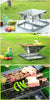 Foldable Fire Pit Garden Heater Barbecue BBQ Grill Stove Camping Charcoal Patio