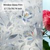 Window Film Rainbow Reflective 3D Decorative Privacy Static Clings Glass Sticker
