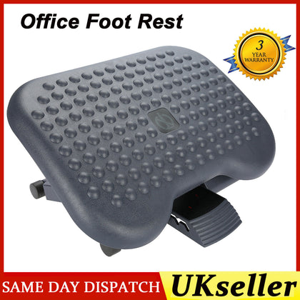 Adjustable Foot Rest Under Desk Office Footrest Leg Rest Computer Ergonomic