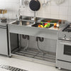Stainless Steel Commercial Kitchen Sink Catering Sink Single Double Bowl Drainer