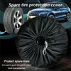 Spare Tyre Cover Wheel Cover Tyre Bag Space Saver For Car Motorhome Van Truck UK