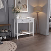 Modern 2/3 Drawers Console Table w/Shelf Wooden Side Table Hallway Living Room