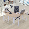 L-shaped Computer Desk Corner PC Laptop Table Workstation Home Office Furniture
