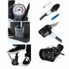 Compact Bicycle Bike Pump mountain Mini Inflator Tyre Tire Air Pressure Gauge UK
