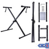 Electronic Piano Single X Stand Music Keyboard Standard Rack Adjustables Height