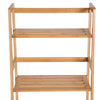 4-Tier Bamboo Ladder Bookcase Utility Shelf DIY Plant Stand Holder Study