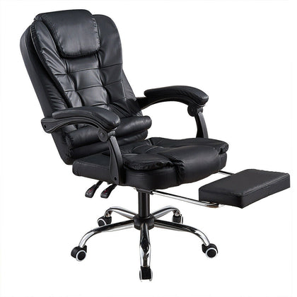 Swivel Racing Gaming Chair Office Recliner wiht Footrest Computer Desk Chair NEW