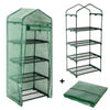 Detachable 4 Tier Mini Greenhouse Garden Shed COVER Plant Green House Storage Pl