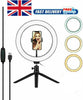10" LED Ring Light with Stand for Youtube Tiktok Makeup Video Phone Selfie + USB
