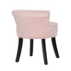 Wing Back Button Vanity Stool Velvet Vintage Bedroom Dressing Table Chair Pouffe