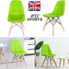 Retro Dining Computer Desk Chair Seat Wooden Leg Home Office Room Study