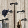 2pcs Wall Mounted Shelf Brackets Board Holder Support Storage Hanger Iron Hooks