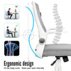 Office Task Chair Swivel Recliner Computer Desk Flip up Armrest Ergonomic Modern
