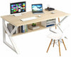 Computer Desk Writing Study PC Table Office Home Workstation Wooden & Metal