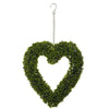 Artificial Topiary Boxwood Hanging Fake Trees Heart Garden Love Wedding Wreath