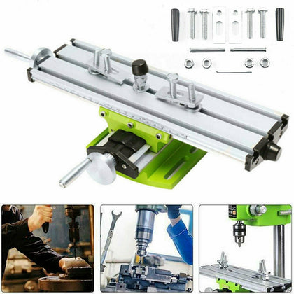 Compound Worktable Cross Slide Bench Drilling Milling Vise Working Table Set New