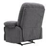 Manual Recliner Armchair PU/Velvet Sofa Reclining Chair with Adjustable Footrest