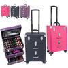 Large Makeup Beauty Cosmetic Case Trolley Hairdressing Nail Polish Storage Box