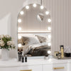 Arch Shaped Hollywood Mirror 15/17 LED Bulbs Large Vanity Makeup Mirror Light Up