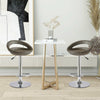 2X Rattan PU Bar Stools Breakfast Bar Chair Kitchen Stool Swivel Barstool