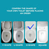 Soft Close Toilet Seat White Bathroom Oval Heavy Duty Universal Hinges Anti Slam