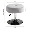 Adjustable Height Swivel Dressing Table Stool Chair Velvet Makeup Padded Bedroom