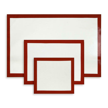 Set Of 3 Non-stick Silicone Baking Mat Reusable Oven Sheet Liner For Baking