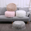 Faux Fur Inflatble Soft Warm Cosy Fluffy Shaggy Cuddly Foot Stool Seat Chair UK