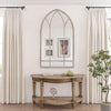 Large Garden Mirror Arch Metal Frame Hanging Wall Mounted Vintage Window Style