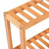 NEW! 3 Tier Wooden Bamboo Bathroom Kitchen Wall Mounted Shelf Storage Rack Unit