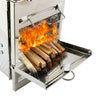 Picnic Burning Camping Stove Folding Wood Stainless Steel Barbecue Charcoal BBQ