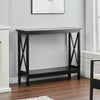 Side Table 2-Tier End Table w/ Drawer Open Shelf Wooden Nightstand Stable Narrow