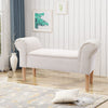 Modern Upholstered Pouffe Bed Side Bench Sofa Lounge Armed Hallway Window Seat