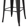 2/4x Industrial Bar Stools Vintage Tall Chair Rustic Metal Breakfast Dining Seat