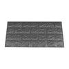 10PCS 3D Brick Wall Sticker Self-adhesive Water Resistant Panel Wallpaper Grey