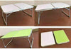 Portable Folding Desk Aluminum Trestle Table Pop-Up Garden Camping Party Picnic