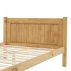 Corona 4ft Small Double Bed Frame Low Foot End Solid Pine Wood Bedroom Furniture