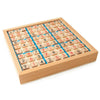 Wooden Sudoku Puzzle Board Wood Sudoku Game Kid Early Education Puzzle Toys I2M7