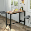 Bar Table Industrial Table Dining Table With Metal Frame for Kitchen 120*60*90cm