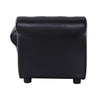 Pawhut Chaise Lounger Dog Cat Puppy Kitty Couch Leather Bed Pet Sofa Black NEW