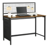 Industrial Computer Desk Rustic Metal Workstation Vintage Retro Writing Table