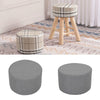 Fabric Round Ottoman Footstools Foot Rest Stool Pouffe Living Room Furniture NEW