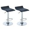 2x Bar Stools Gas Lift Swivel Stool Hub Club Cafe Breakfast Chairs PU Leather UK