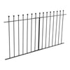 Ball Top Garden Fence 1830mm GAP x 915mm H Wrought Iron Privacy Fence Panel