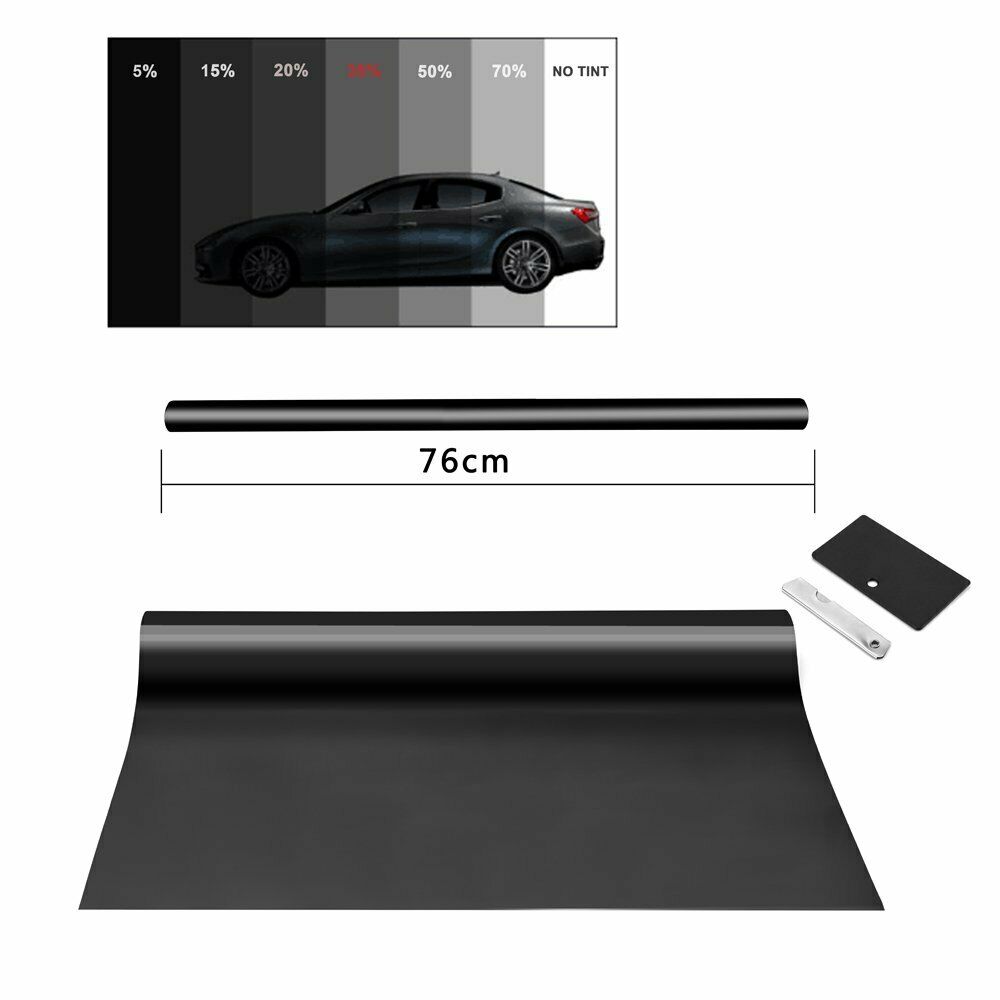 35%VLT Window Tint Film Roll Mirror Glass One Way Solar Reflective 76cm x 6M UK