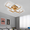 Aluminum LED Ceiling Lamp Ring Light Chandelier Lights Fixture Living Bedroom